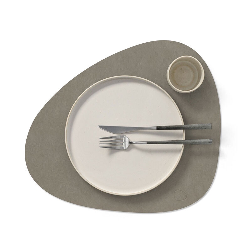 LIND DNA Tablemat Curve Nupo - Flint Grey image number 1